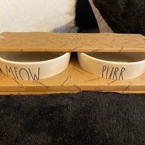 Rae Dunn Cat Dish Set